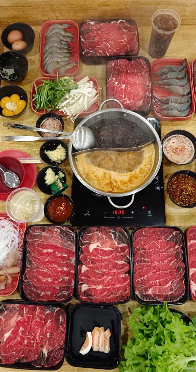 makan shabu buffet halal