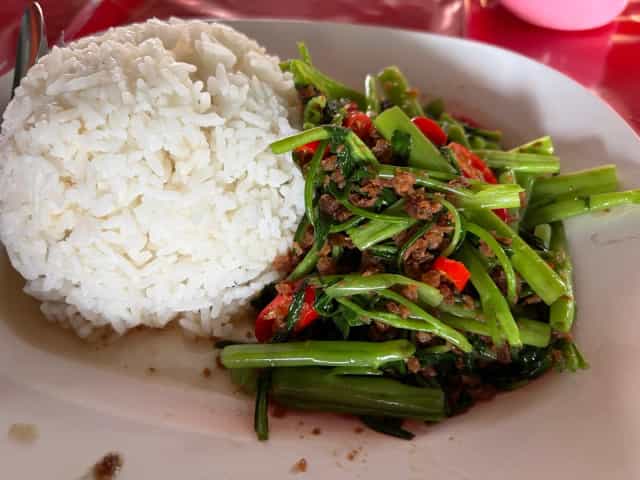 Vegetarian restaurant : Nong J (ร้านน้องเจ)